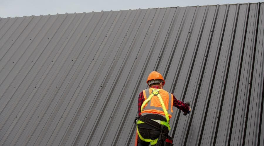 Professional metal roof installation services in Cantrall, IL